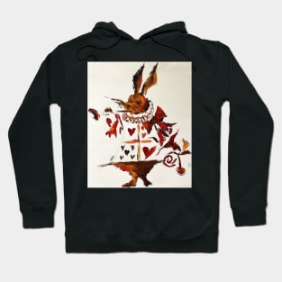 Alice in Wonderland white hare Hoodie